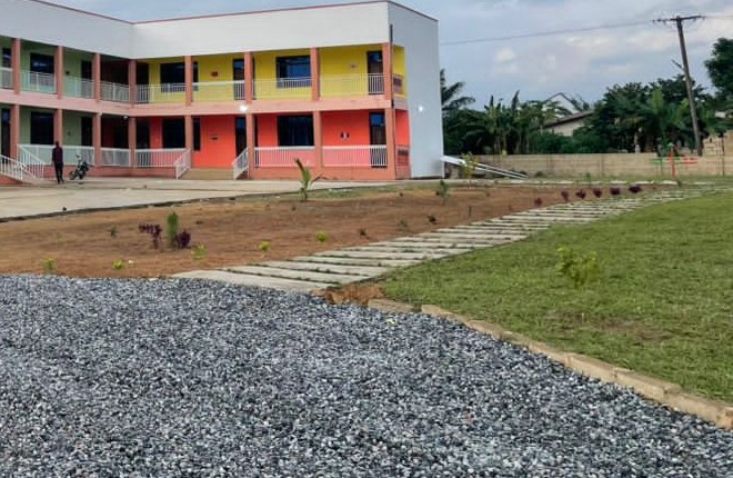 The school compound and garden